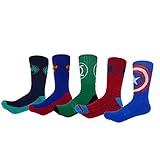 Men's Superman Figure cotton socks pack of 5 WZM0023