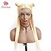 Beauhair 613 Bob Wig Brazilian Straight Lace Front Wig Blonde Human Hair Wigs 4×4 Lace Front Bob Wigs 130% Density Pre Plucked With Baby Hair Virgin Human Hair (8 inch)