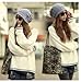LIFECART Women Girl Slouchy Knit Beret Beanie Hat Cap Light OneSize, (As The picture)