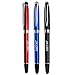 TONOS JW.ORG Metal Clip Top Ball Point Black Ink Fine Tip Executive Pen with Insert Cover for Gifting Color Assortment Red, Blue, & Black, Set of 12