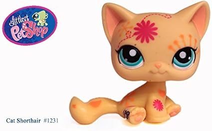 littlest pet shop yellow cat