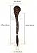 FESHFEN Long Cute Fishtail Braided Ponytail Clip in/on Braided Rope Hair Chignon Drawstring Braid Fishtail Plait Ponytail Hair Extensions Hairpiece 19 Inch 130g Pale Golden Blonde and Bleach Blonde