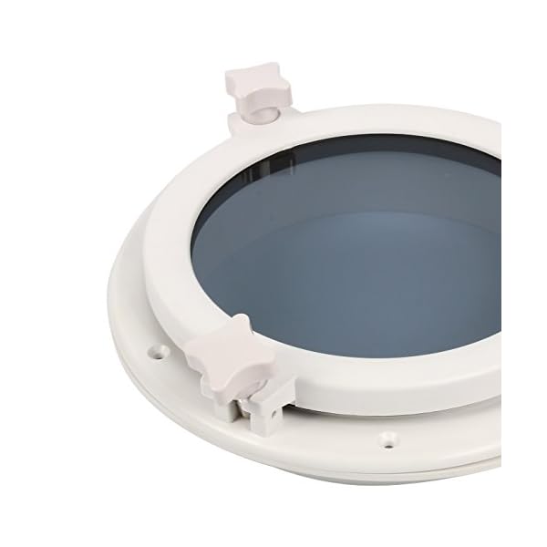 Amarine-made-Boat-Yacht-Round-Opening-Portlight-Porthole-10-Replacement-Window-Port-Hole-ABS-White-Tempered-Glass-Marineboatrv-Portlight-Hatch