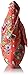 Vera Bradley Women's Cotton Mailbag Crossbody Purse, Coral Floral, One Size
