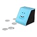 HSTYAIG Face Coin Bank Money Eating Coin Bank Battery Powered Monkey Saving Box (Blue)