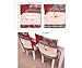 Christmas Chair Covers Dining Chair Covers Christmas Chair Back Cover Snowman Santa Claus Hat Slipcovers Decoration 2Pcs