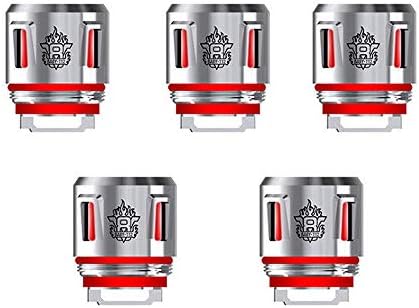 5pack Replacement Coils Cloud Beast Coil Head for V8 Baby Prince Q4/Mesh/T12 Red Light (T12 Red Light)