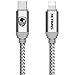 USB-C to Lightning Cable, Metrans USB 2.0 Type C to Lightning Sync &Data Cable Cord for iPhone iPad Connect to Macbook Pro 2016, MacBook 12-inch and other Type-C Devices (Silver, 3.3ft)