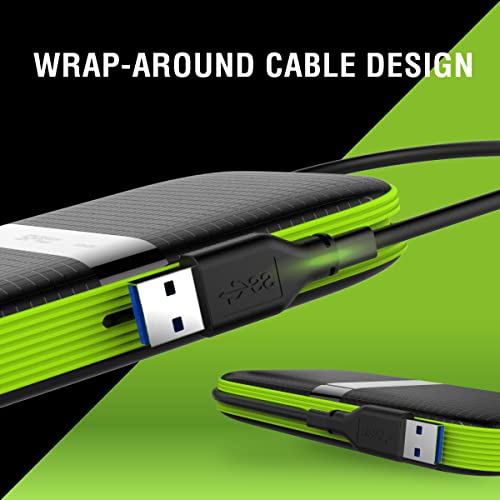 Silicon Power 1TB Black External Hard Drive PS5 Xbox Compatible