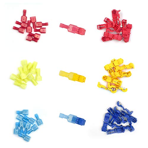 GuatemalaDigital 60 Pcs MCIGICM T Tap Wire Connectors T Tap guatemaladigital-60-pcs-mcigicm-t-tap-wire-connectors-t-tap