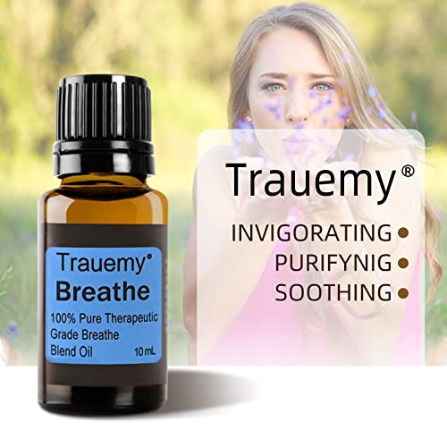 Breathe Oil Essential Oil Blend 100 Therapeutic Grade Breathe