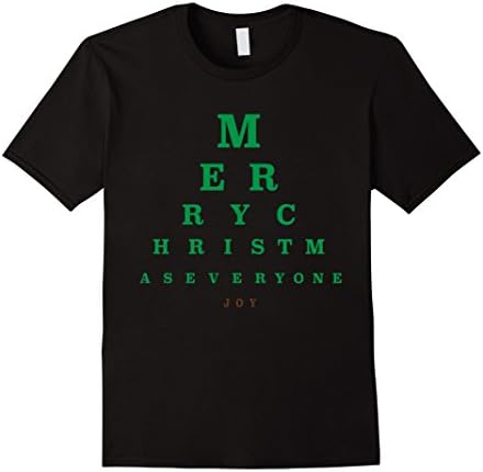 Snellen Chart Merry Christmas Shirt