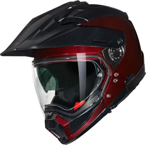 Nolan N70-2X 06 Classico Nobile N-Com Motocross Helmet, red, M (58)