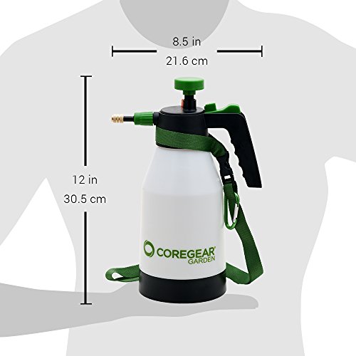 COREGEAR DEWS Garden 1.5 Liter 50-Ounce 0.4 Gallon Multi-Purpose Handheld Garden Sprayer - Thumbnail 5