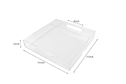 KEVLANG Clear Sturdy Acrylic Serving Tray with