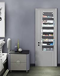ULG Over Door Organizer with 4 Large Pockets and 6