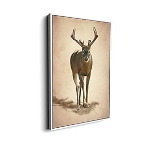 Canvas Wall Art for Living Room, Bedroom Animal Portrait Framed Canvas Prints for Home Decoration Ready to Hang - 16x24 inches