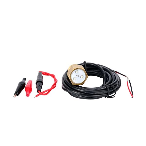 Amarine-Green-Cree-LED-Boat-Drain-Plug-Underwater-Light-3X3W-Garber-fishing-Swimming-Diving-12-NPT-Green