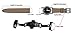 RECHERE 22mm Stainless Steel Push Button Butterfly Deployment Clasp for Leather Watch Band Strap Black