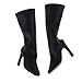MonkeyJack 12'' Action Figure Accessories 1/6 Black Mid-calf Boots Shoes for Hot Toys Kumik
