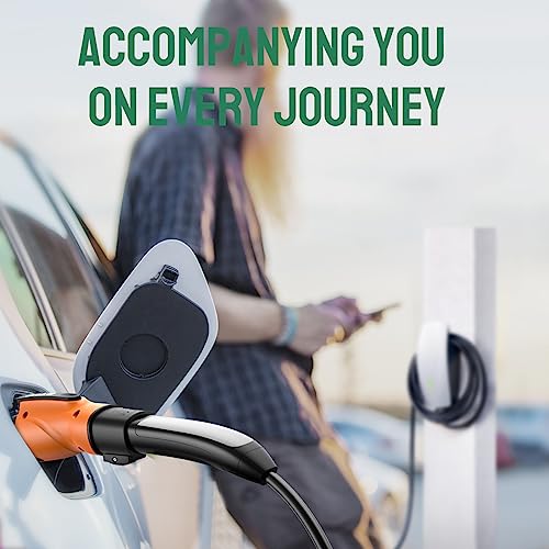 IKITS Mini J1772 EVs Adapter, Tesla to J1772 Charging Adapter 48A/250V