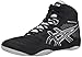 ASICS Men's Snapdown Wrestling Shoe, Black/Silver, 7 M US