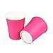 Juvale 72 Pieces of Hot Pink Party Supplies with Paper Plates, Cups, and Napkins for Birthday Decorations, and Hot Pink Party Decorations (Serves 24)