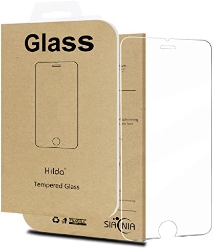 iPhone 6 Plus Screen Protector,iPhone 6s Plus Screen Protector,by Hilda,Tempered Glass,9H Hardness,2.5D Edge,Anti-Scratch,Case Friendy-Siania Retail Package