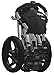 Clicgear Rovic Model RV1C Compact | 3-Wheel Golf Push Cart (Silver/Black)
