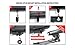 UTG New Gen High-pro Shooters Bipod, Rubber Feet, 8.7