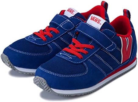 Amazon Vans ヴァンズ ヨーキー Yorkey 15 22 V2257k 19sp キッズ Blue Red 16cm Vans バンズ 運動靴 スニーカー