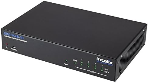 Intelix DIGI-1X4B-1H | Distribution Amp 1 HDMI Input to 4 HDBaseT Output Plus 1 HDMI Output