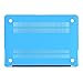 MOSISO Compatible with MacBook Air 13 inch Case (Models: A1369 & A1466, Older Version 2010-2017 Release), Protective Plastic Hard Shell Case & Keyboard Cover & Screen Protector, Bright Blue