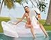 Franklin Sports Pool Float - Pool Float – Giant Inflated Swan Float – Adult Pool Tube – 71 Inch Pool Float – Super Size Fits Two!