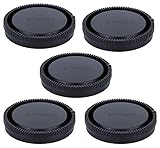 (5 Packs) Rear Lens Caps for Sony E Mount Lens, E-Mount Lens Cap, Sony E-Mount Lens Rear Cover, 5 Lens Rear Caps for Sony E-Mount Lens