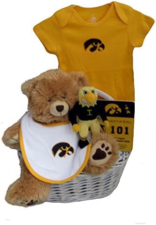 Iowa Hawkeyes Baby Gift BasketTOUCHDOWN