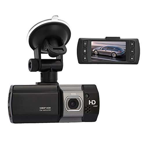 ETTG 2.7inch 170Â°Wide Angel Car Dash DVR Camera with HD 1080P Video Recorder Night Vision G-sensor Support 32G TF Card - Black