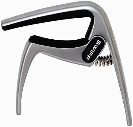 SWIFF K8-S Siver Color Guitar Capo for 6-string Bass Guitar