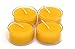 PURE PLANT HOME Honey Scented Beeswax Candles, 100% Pure Natural Refined with Chemical Free Cotton Wick, 10 DRIPLESS Candles, Made in USA