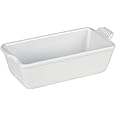 Le Creuset Stoneware Heritage Loaf Pan, 9" x 5" x 3" (1.5 qt.), White