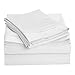 Superior Egyptian Cotton 4 Piece Sheet Set, Luxury 1000 Thread Count, Eco-Friendly, Sustainable Sheets, Ultra-Soft Basics, Solid, Deep Pocket Fitted Sheet, Flat Sheet, Pillowcases, King, White