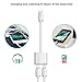 Lightning Jack Adapter,Lightning Adapter for iPhone X 10 iPhone 8/8Plus iPhone 7/7Plus Dual Adapter Audio Lightning Headphone Adapter.with Call & Audio & Charge Function.Compatible – Support iOS 11thumb 2