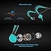 MUCRO Wired Neckband Running Sports Headphones with Microphone, Stereo Sound & Noise Cancelling in-Ear Headphones for iOS Android iPod and PC, Blue