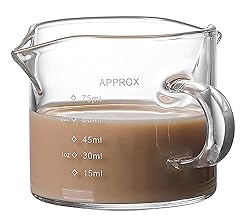 Double Spouts Measuring Coffee Milk Cup 75ML