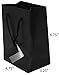 Novel Box Black Gift Bags with Handles 10 Pack 4.75x3.25x6.75 Inches Small Paper Bulk Gift Bags for Business, Shopping, Birthday, Party Favor - Euro Tote Paper Bag for Groceries & Personal Use