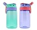 Contigo Kids Autoseal Gizmo Water Bottle, 14oz (Persian Green/Lavender) - 2 pk