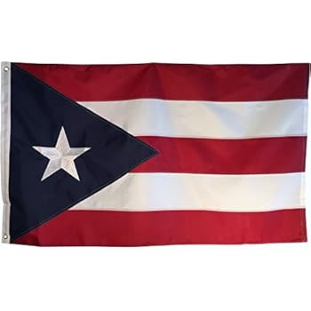 Amazon Com Quality Standard Flags Puerto Rico Polyester Flag 2