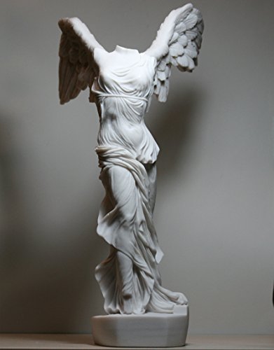greekartshop Winged Nike Victory of Samothrace Goddess Cast Marble Statue Sculpture 14.17Î„Î„