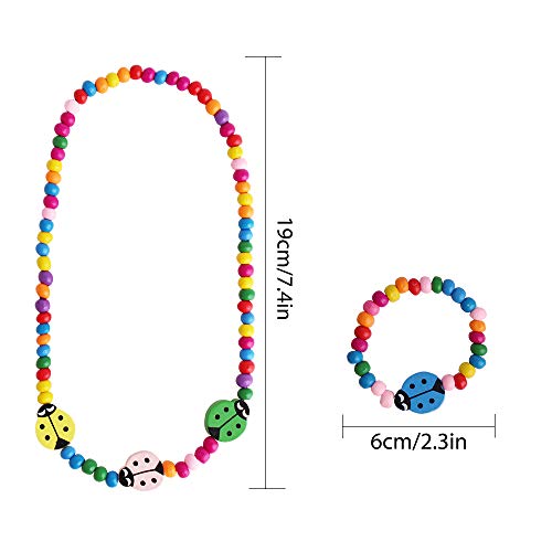 image for Outee 24 Pcs Toddler Costume Jewelry Girls Play Jewelry Princess Neckl