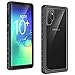 Temdan Samsung Galaxy Note 10 Plus Waterproof Case,Heavy Duty Full Body Shockproof Case Built in Screen Protector Underwater Case for Samsung Note 10+ Plus(Fingerprint Unlock with Fingerprint Film)